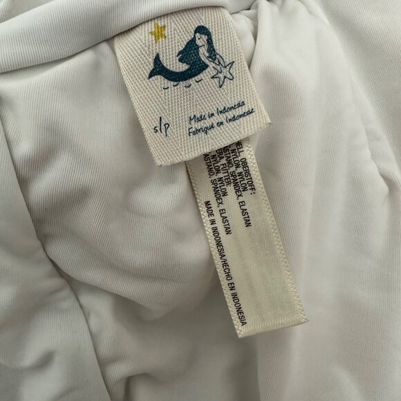 Anthropologie Mermaid One Piece Swimsuit Halter Twist Front Blue Sz S - Picture 4 of 6